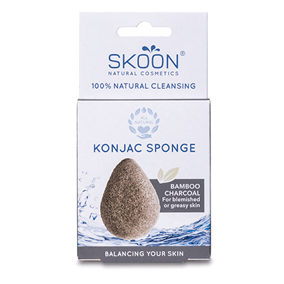 Naturlig Skoon Konjak svamp Bamboo Charcoal.