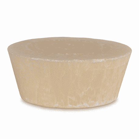 Pureday En 3D digital model af en Skoon shampoo bar - Sensitive Moisture & Care på en hvid baggrund. Skålen har et bredt, lavvandet design, der er velegnet til forskellige formål, herunder naturlig velvære.