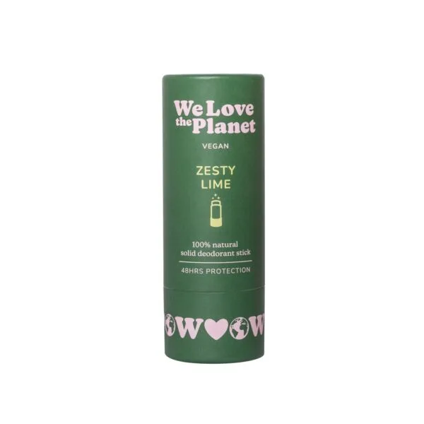 Økologisk deodorant stift - Zesty Lime - Vegansk 40g