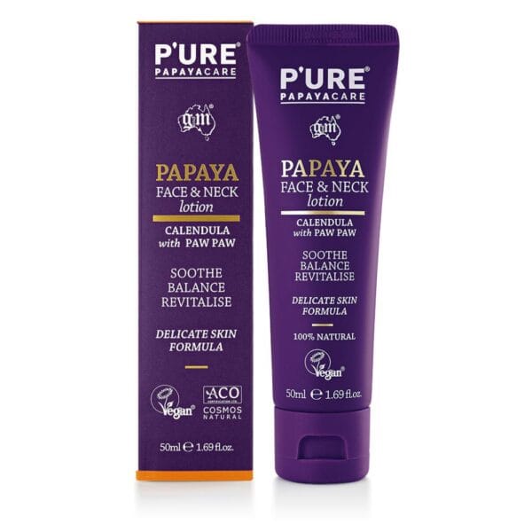 PURE Papaya Face & Neck Lotion 50g
