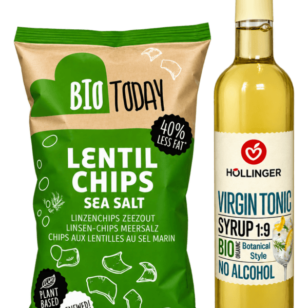 Økologisk værtindegave – Chips & alkoholfri tonic