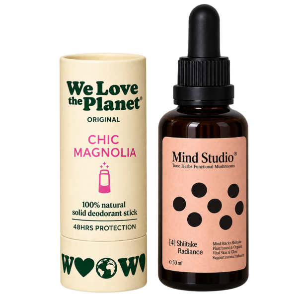 Naturligt Velvære Gavesæt – Shiitake Radiance & Chic Magnolia