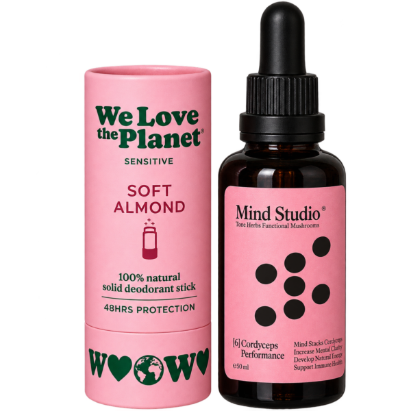 Naturligt Velvære Gavesæt – Cordyceps & Soft Almond