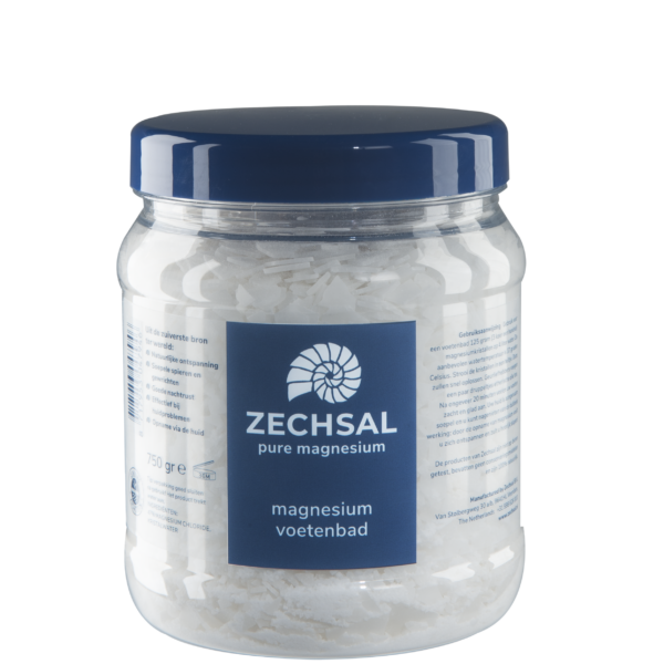 Zechsal Magnesium Fodbad 750 g – Naturligt magnesium til et afslappende fodbad